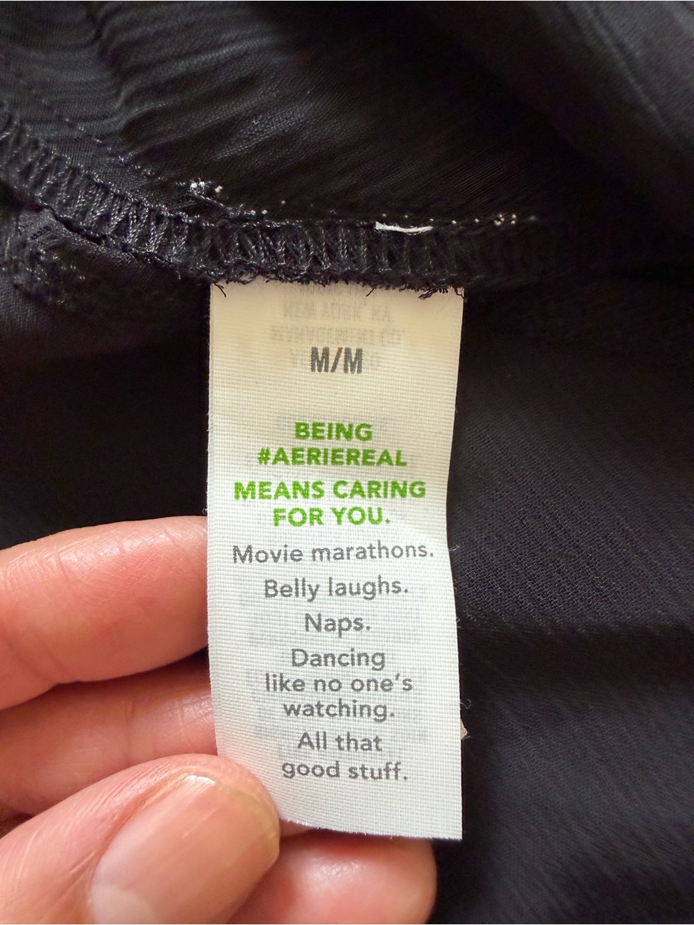 Aerie Black Chiffon Wrap Skirt - Picture 6 of 11